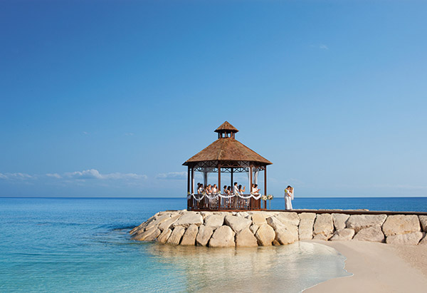 montego bay secrets resorts spas wedding gazebo stunning destination weddings jamaica