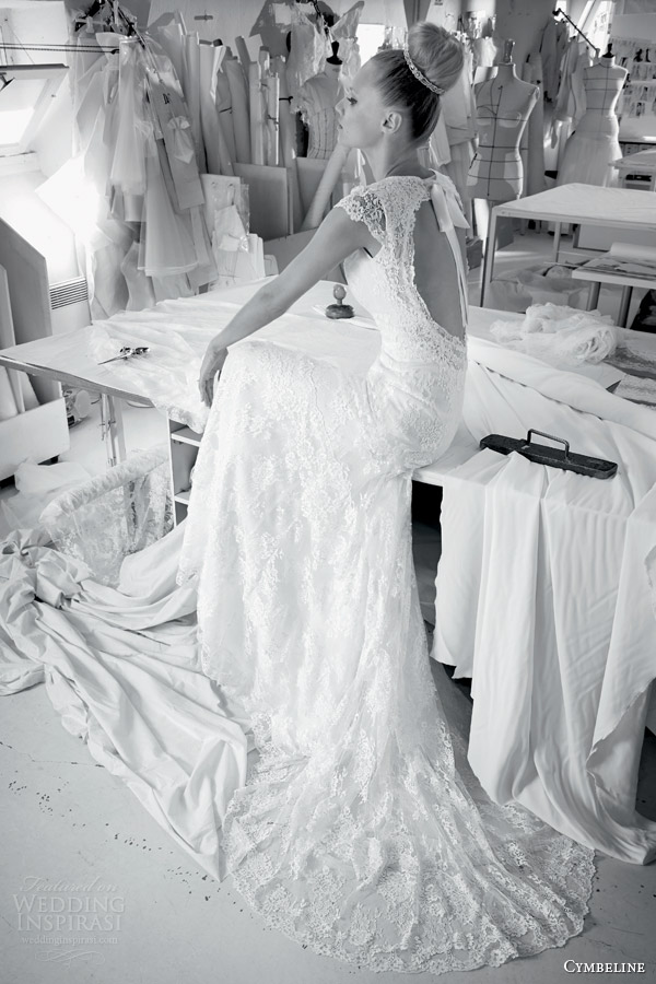 cymbeline wedding dresses 2015 bridal indulgence lace cap sleeve sheath gown keyhole back