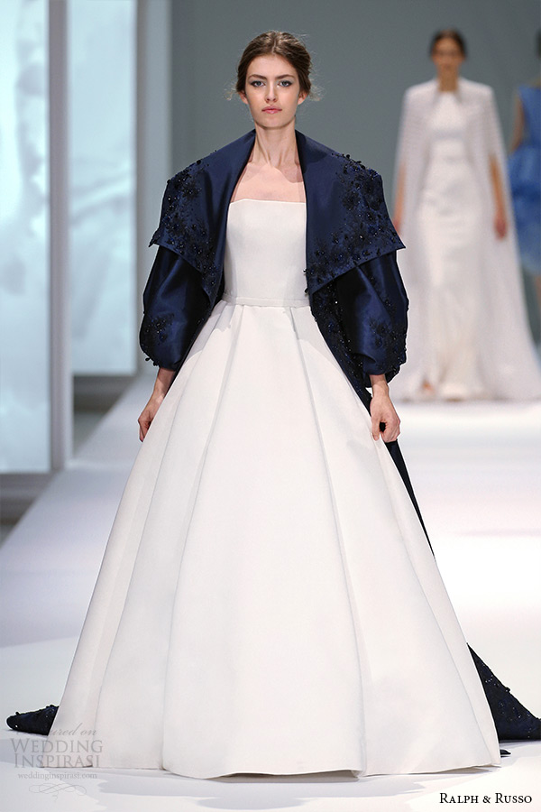 ralph and russo blue dress