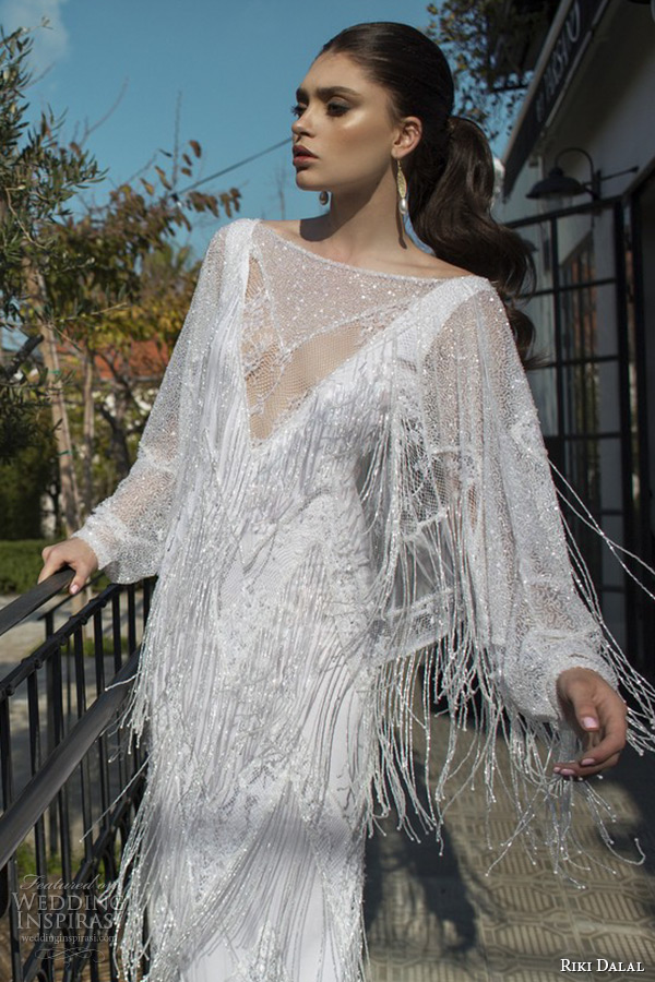 riki dalal wedding dress 2015 bridal long sleeves bateau neckline kaftan gown zoom riki dalal wedding dress 2015 bridal long sleeves bateau neckline kaftan gown zoom