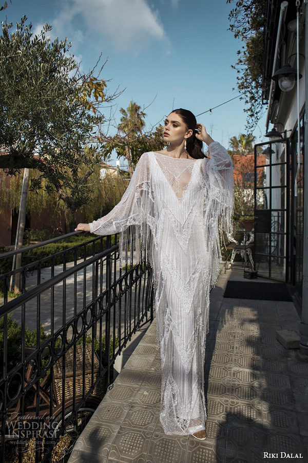 riki dalal wedding dress 2015 bridal long sleeves bateau neckline kaftan gown riki dalal wedding dress 2015 bridal long sleeves bateau neckline kaftan gown