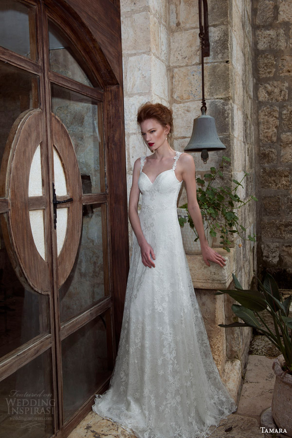 tamara 2013 2014 catherine sleeveless lace wedding dress