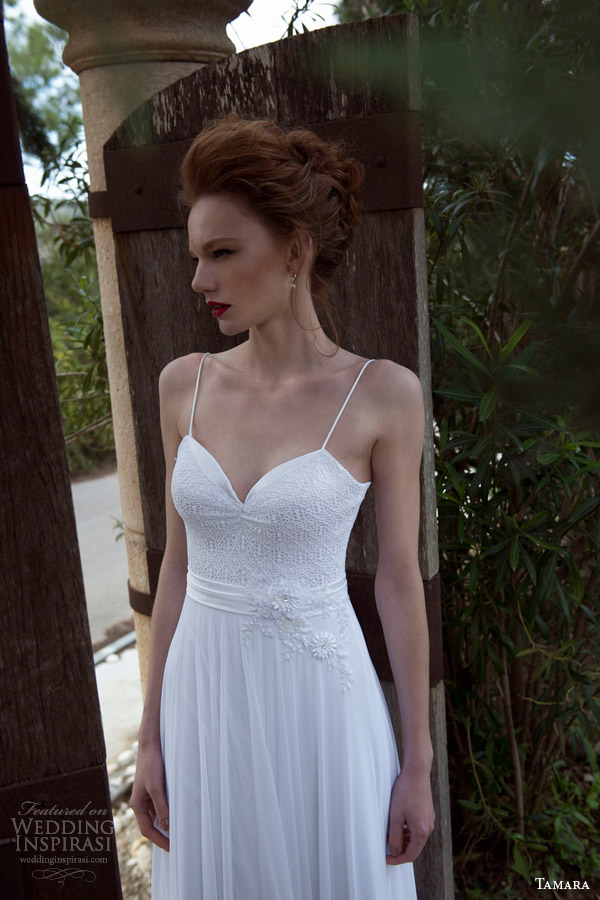 tamara 2013 2014 swan sleeveless wedding dress
