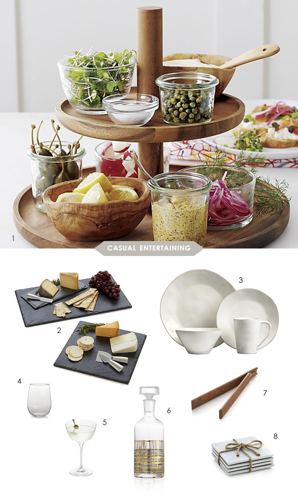 crate and barrel wedding registry casual dining entertaining wedding inspirasi bridal registry item selections top picks