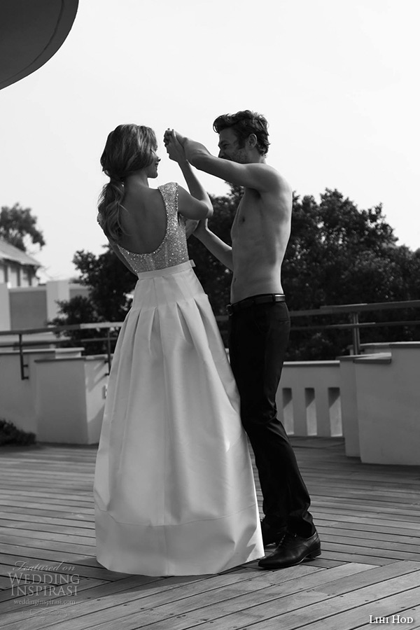 lihi hod wedding dresses 2015 bridal sleeveless scoop neckline embellished bodice yoke skirt with box pleat gown style almond lihi hod wedding dresses 2015 bridal sleeveless scoop neckline embellished bodice yoke skirt with box pleat gown style almond