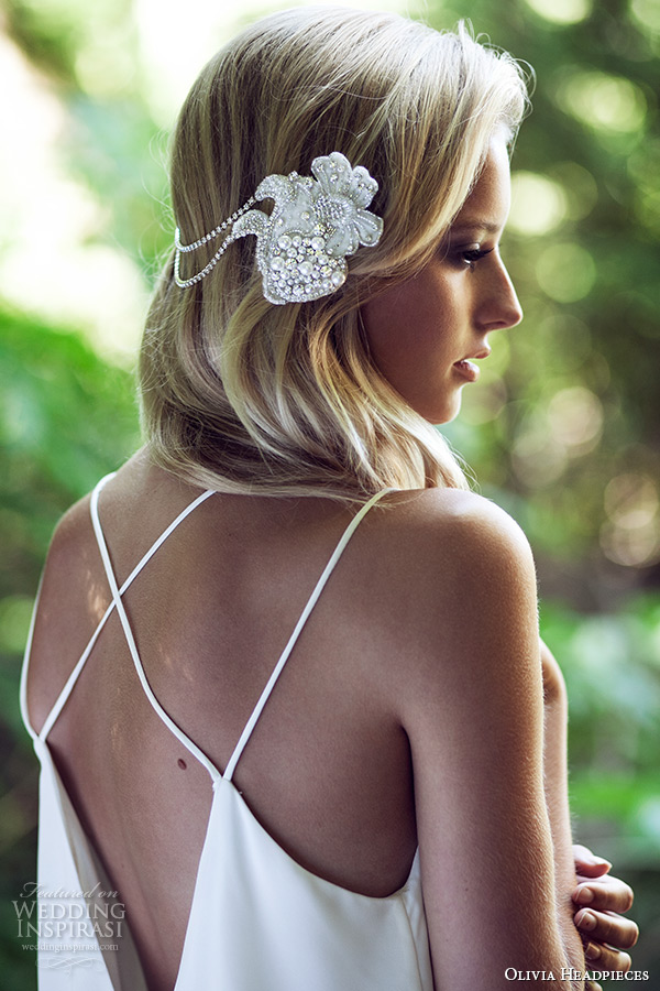 olivia headpieces w label 2015 wedding bridal comb silver swarovski crystals style wanderer