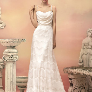 papilio bridal 2015 apollonia sleeveless sequin a line wedding dress beaded straps