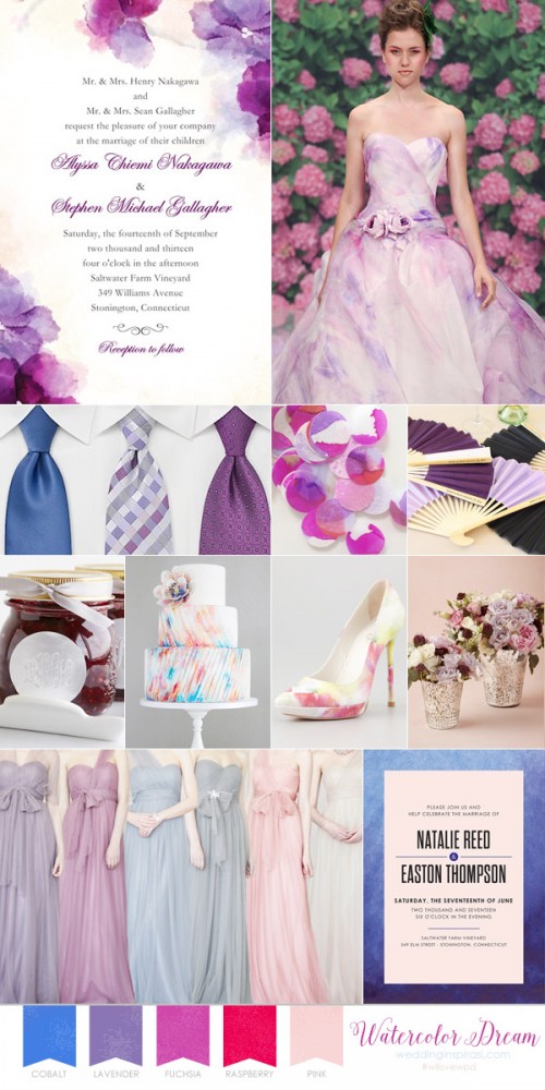Watercolor Dream: A Wedding Theme Infused with Soft Details | Wedding ...