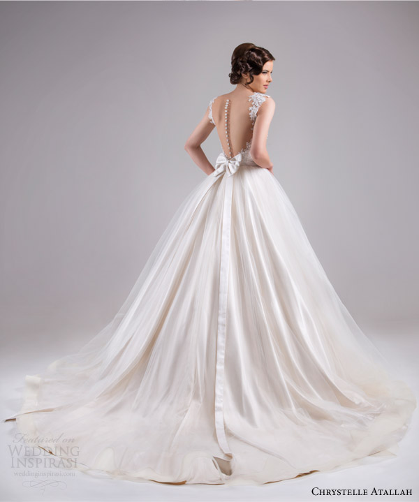 chrystelle atallah bridal spring 2015 sleeveless ball gown wedding dress cap sleeve lace straps horsehair edge skirt back train chrystelle atallah bridal spring 2015 sleeveless ball gown wedding dress cap sleeve lace straps horsehair edge skirt back train