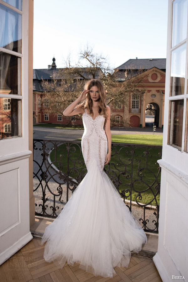 berta fall 2015 wedding dress mermaid silhouette