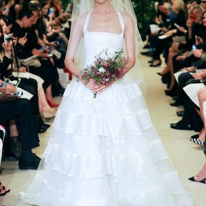 carolina herrrera bridal spring 2016 juliette sleeveless ball gown halter straps wedding dress