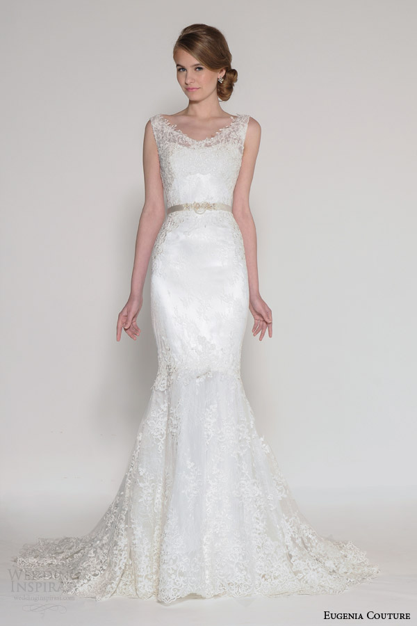 eugenia couture bridal spring 2016 cynthia sleeveless mermaid wedding dress