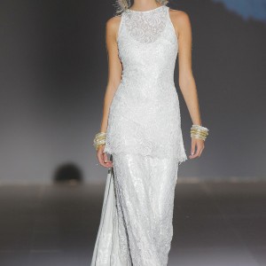 jesus peiro 2016 nanda devi bridal deepika two piece sleeveless column wedding dress crystal embroidered floral motif