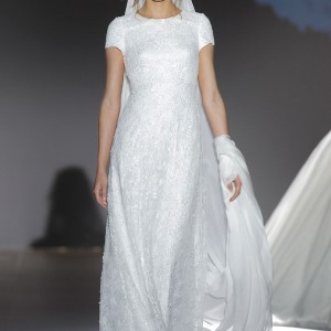 jesus peiro bridal 2016 nanda devi deumani jewel short sleeve sari style wedding dress embroidered netting sequins