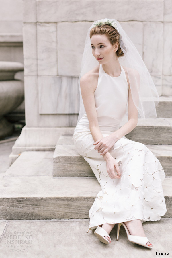 lakum bridal spring 2016 amy sleeveless wedding dress close up view lakum bridal spring 2016 amy sleeveless wedding dress close up view