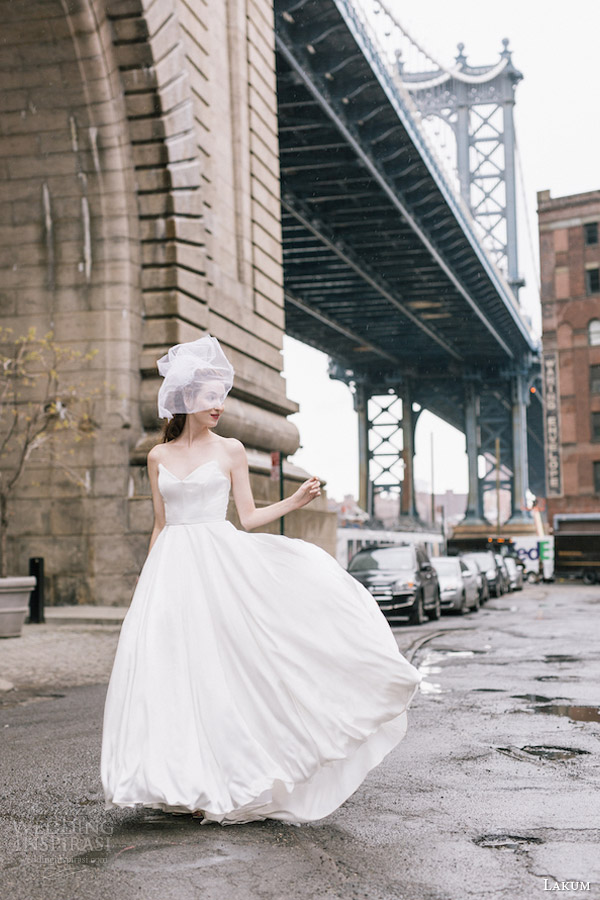 lakum bridal spring 2016 deanna strapless a line wedding dress alternative view