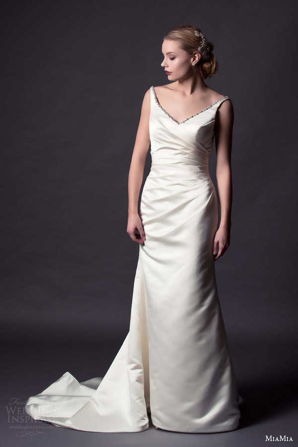 miamia 2015 bridal saskia wedding dress embellished off shoulder neckline