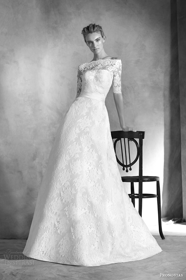 atelier pronovias bridal 2016 italia strapless mikado silk bodice lace skirt wedding dress off shoulder lace jacket