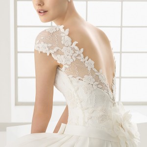 rosa clara 2016 bridal collection bateau neckline short sleeves wedding ball gown with pockets v cut low back dallas