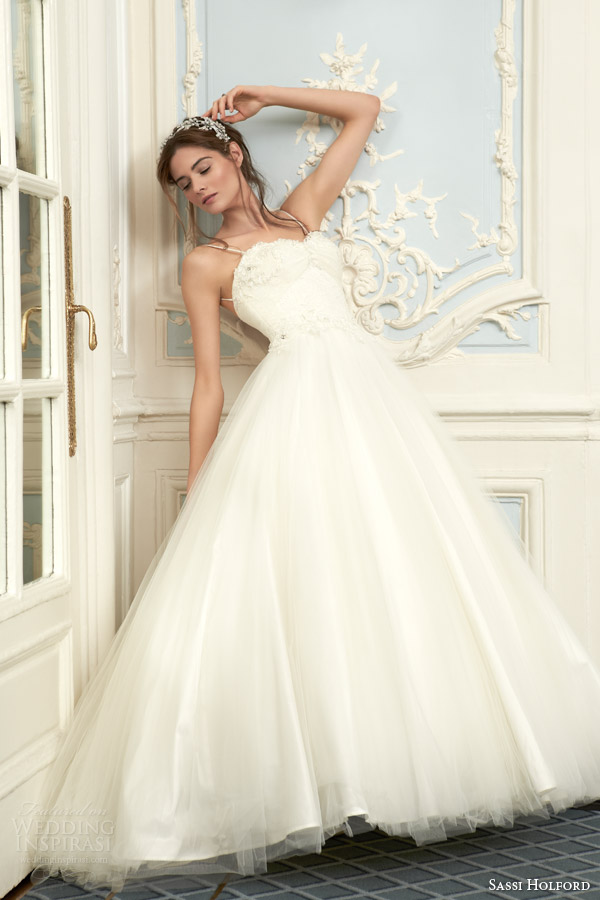 sassi holford bridal 2015 naomi couture wedding dress savoy collection ball gown straps