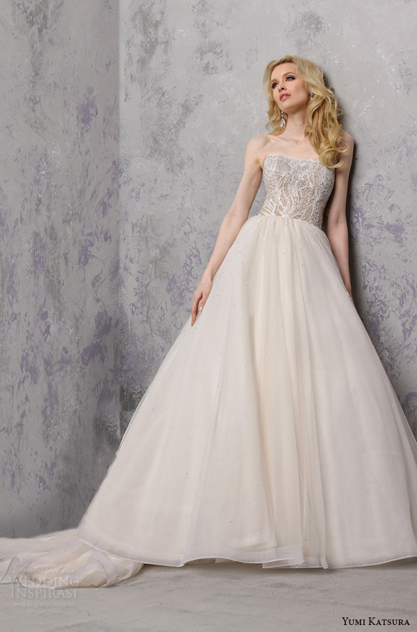 yumi katsura s2016 bridal strapless semi sweetheart neckline beaded bodice champagne color wedding ball gown dress bacara yumi katsura s2016 bridal strapless semi sweetheart neckline beaded bodice champagne color wedding ball gown dress bacara
