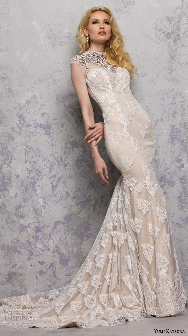 yumi katsura s2016 bridal sweetheart sleeveless jewel neckline with embroidery champagne color sheath wedding dress with train bhaga yumi katsura s2016 bridal sweetheart sleeveless jewel neckline with embroidery champagne color sheath wedding dress with train bhaga