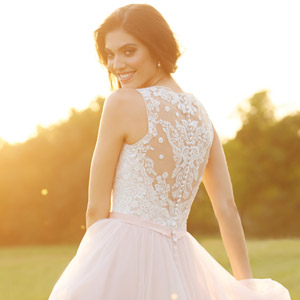 allure bridals romance fall 2015 collection pink wedding dress