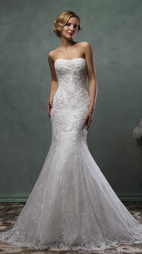 amelia sposa 2016 wedding dresses strapless semi sweetheart neckline beautiful embroidery fit flare trumpet mermaid dress camelia amelia sposa 2016 wedding dresses strapless semi sweetheart neckline beautiful embroidery fit flare trumpet mermaid dress camelia