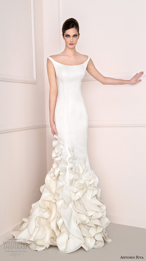 antonio riva striped wedding dress