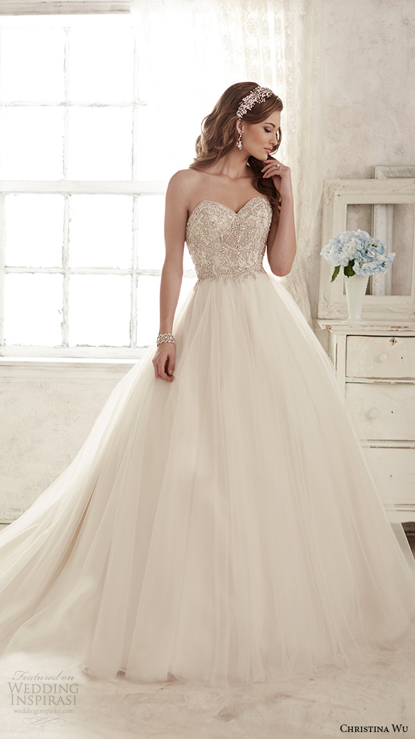 Top 100 Most Popular Wedding Dresses in 2015 Part 1 — Ball Gown & A-Line Bridal  Gown Silhouettes | Wedding Inspirasi