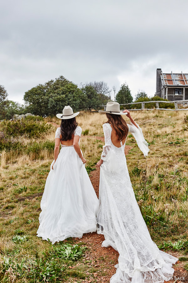 grace loves lace wedding dresses 2015 valentina francis gown back view