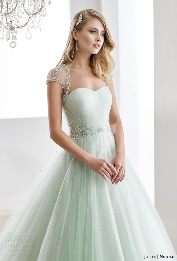 27 Most Beautiful Pastel Wedding Dresses - Weddingomania