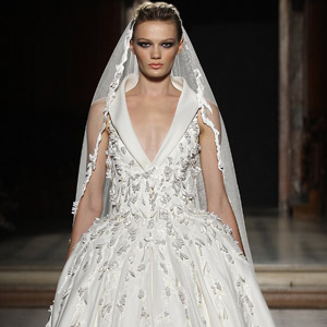 tony ward couture fall winter 2015 2016 haute couture ball gown wedding dress veil 300