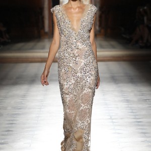 tony ward couture fall winter 2015 2016 look 19 haute couture gown embellished multi texture