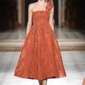 tony ward couture fall winter 2015 2016 look 25 one shoulder haute couture tea length dress