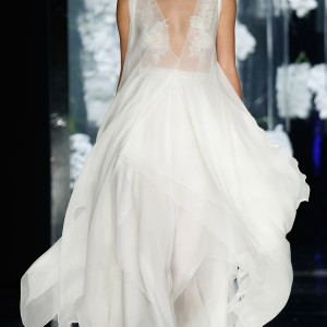 yolancris bridal 2016 felie sleeveless wedding dress diaphanous layers illusion bodice