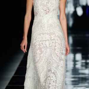 yolancris bridal 2016 leiva sleeveless lace wedding dress