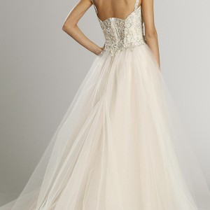 alvina valenta fall 2015 wedding dresses jeweled strap sweetheart neckline jeweled embroideried bodice tulle wedding ball gown av9561 back view