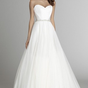 alvina valenta fall 2015 wedding dresses strapless sweetheart neckline silk faced modified a line wedding dress detachable tulle overskirt av9554