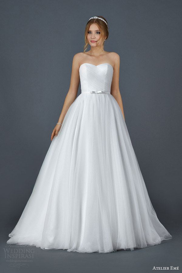atelier eme bridal 2016 aimee strapless ball gown wedding dress style fysam001