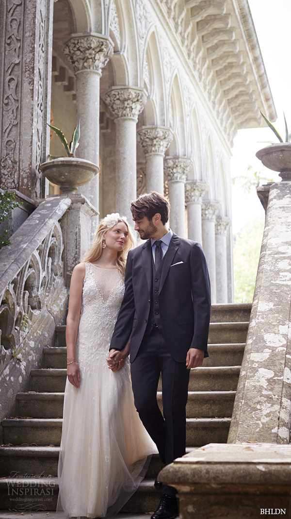 bhldn fall 2015 wedding dresses sleeveless bateau neckline  beaded bodice tulle skirt beautiful ivory a line wedding dress josina bride groom