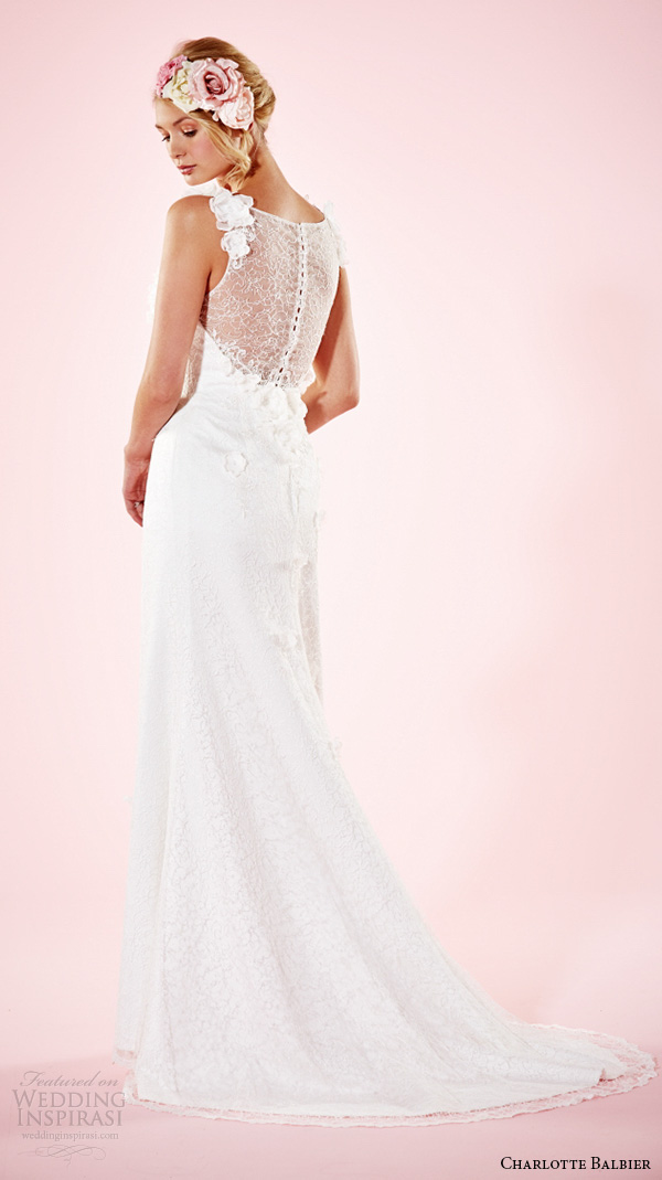 charlotte balbier 2016 bridal dresses floral strap sweetheart neckline beautiful wedding gown beth back