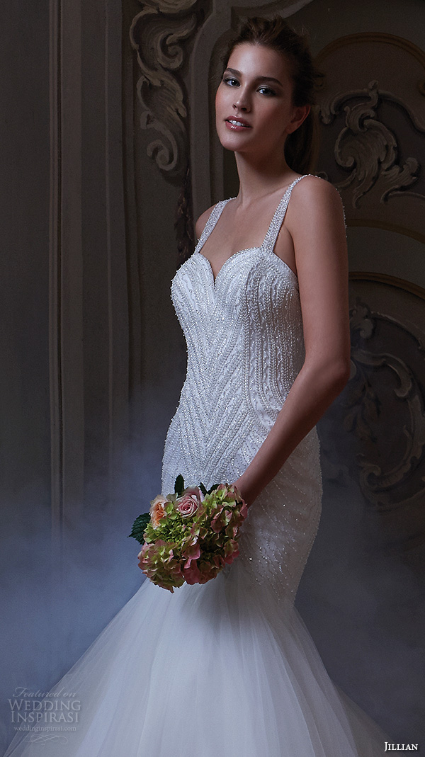 jillian 2016 wedding dresses beaded strap sweet heart deep neckline embroidered bodice fit to flare beautiful mermaid wedding dress corinna close up jillian 2016 wedding dresses beaded strap sweet heart deep neckline embroidered bodice fit to flare beautiful mermaid wedding dress corinna close up