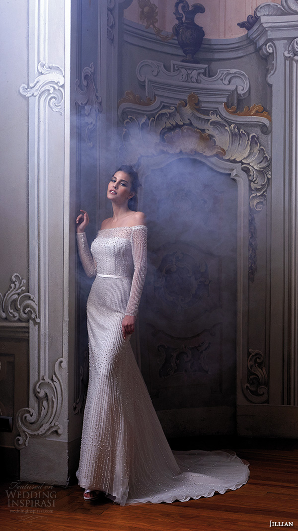 jillian 2016 wedding dresses strapless off the shoulder beaded illusion long sleeves slm fit gorgeous sheath wedding dress chapel train chiara jillian 2016 wedding dresses strapless off the shoulder beaded illusion long sleeves slm fit gorgeous sheath wedding dress chapel train chiara
