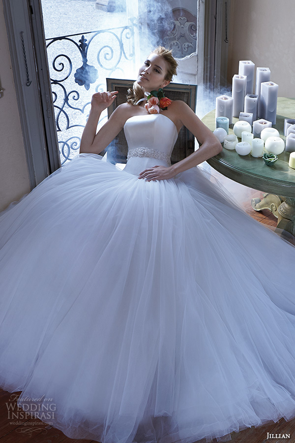 jillian 2016 wedding dresses strapless straight across jeweled belt sash tulle ball gown wedding dress chrissy jillian 2016 wedding dresses strapless straight across jeweled belt sash tulle ball gown wedding dress chrissy