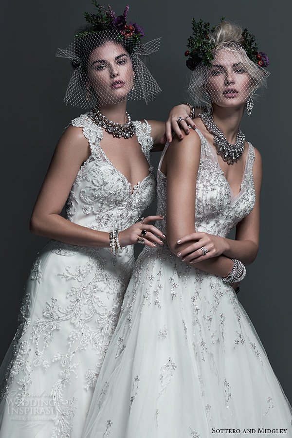 sottero and midgley bridal fall 2015 2016 beaded embroidery beautiful wedding dresses