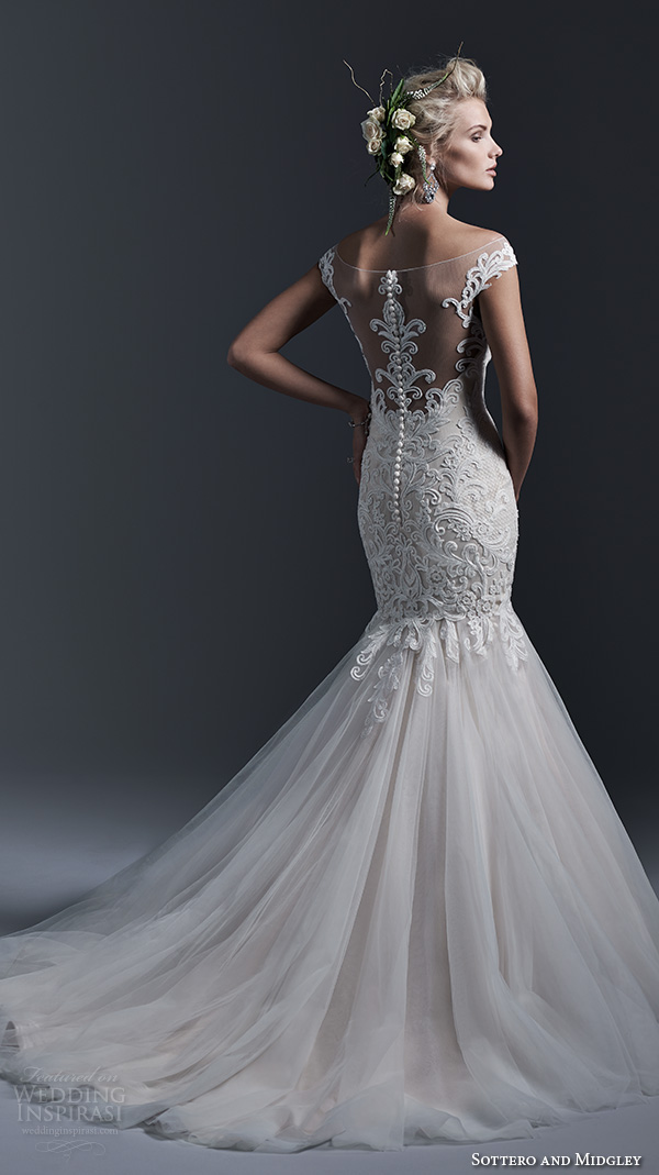sottero and midgley bridal fall 2015 2016 cap sleeves semi sweetheart neckline embroidery bodice trumpet mermaid wedding dress cassandra back sottero and midgley bridal fall 2015 2016 cap sleeves semi sweetheart neckline embroidery bodice trumpet mermaid wedding dress cassandra back