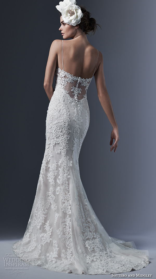 sottero and midgley bridal fall 2015 2016 spagetti straps sweetheart neckline embroidery lace beautiful sheath wedding dress mattea back sottero and midgley bridal fall 2015 2016 spagetti straps sweetheart neckline embroidery lace beautiful sheath wedding dress mattea back