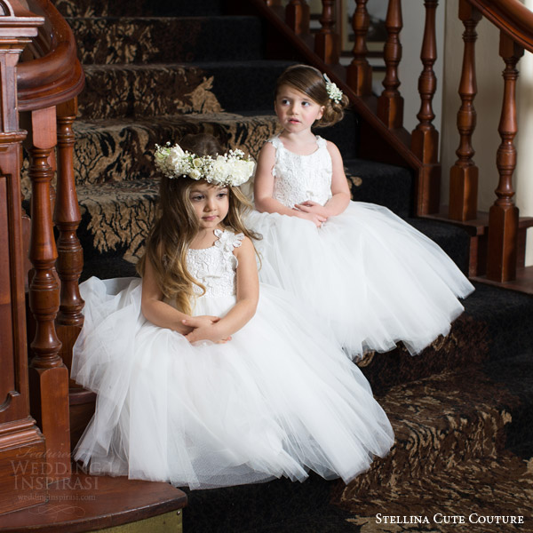 stellina cute couture 2015 2016 adorable designer baby toddler flower girls dresses bridal attendants