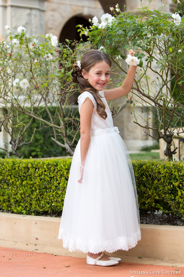 stellina cute couture 2015 2016 bridal occasion wear flower girl dress